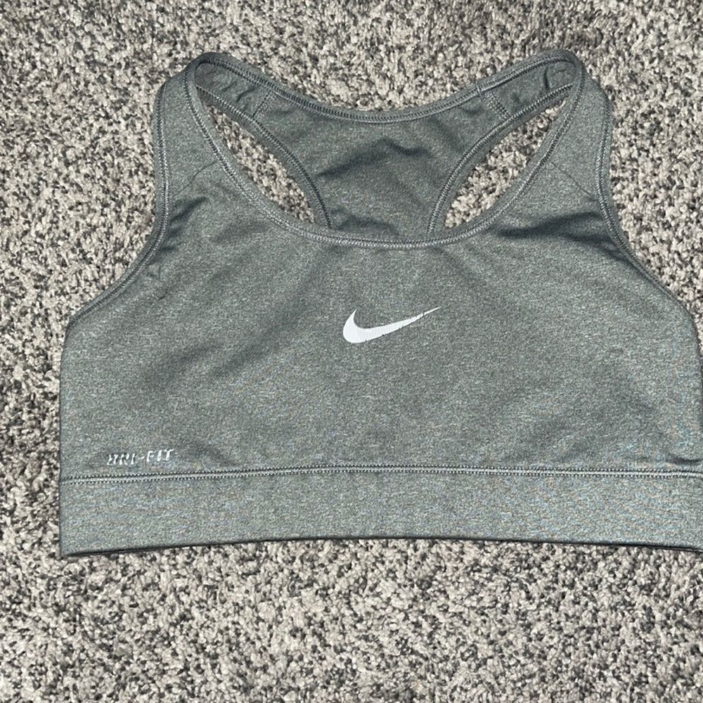 Nike - Dri-Fit - Exercise Bra - Racerback - Gray - XS